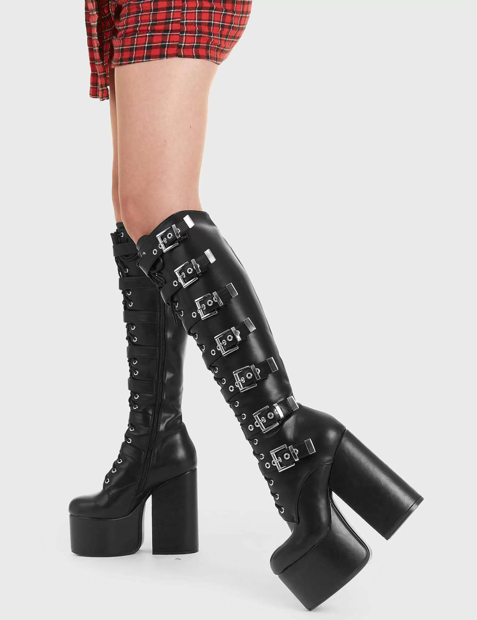 Lamoda Knee High>Gravity Platform Knee High Boots