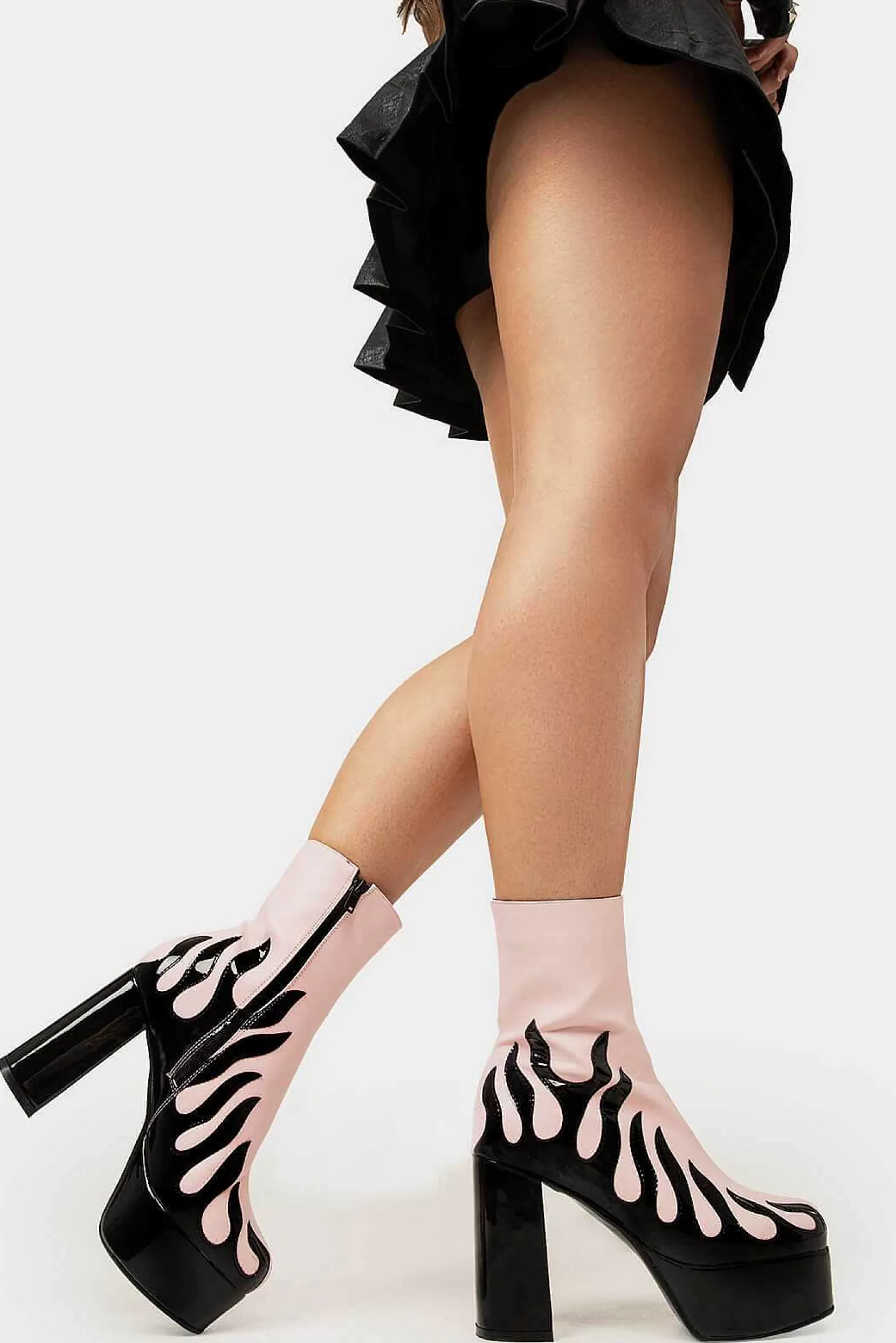 Lamoda Ankle>High Voltage Platform Ankle Boots