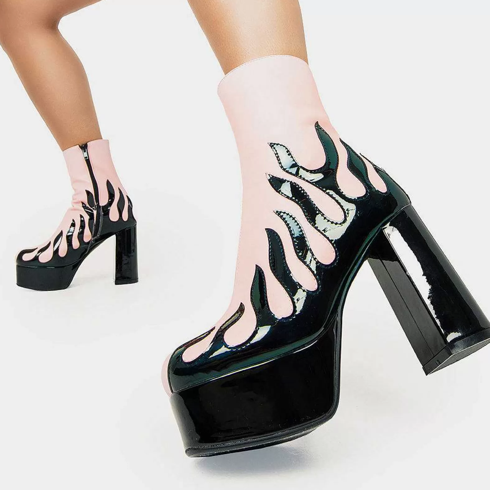 Lamoda Ankle>High Voltage Platform Ankle Boots