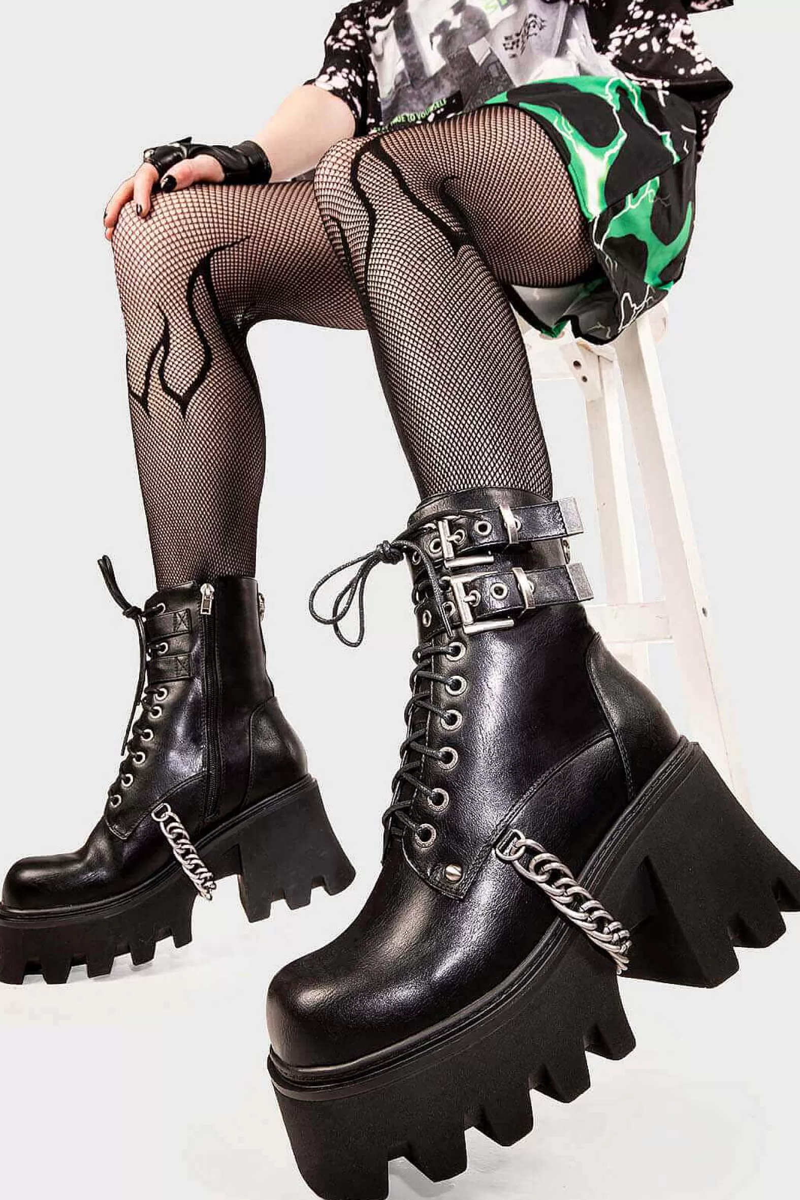 Lamoda Platform>Hostages Chunky Platform Ankle Boots