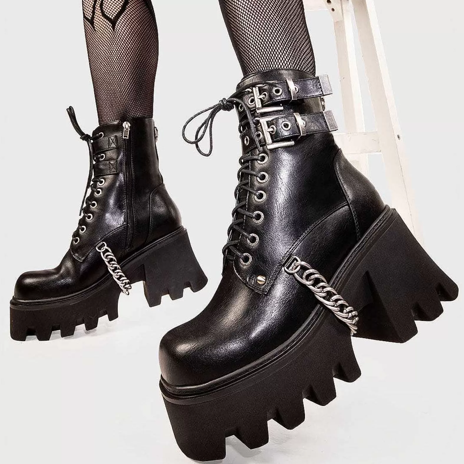 Lamoda Platform>Hostages Chunky Platform Ankle Boots