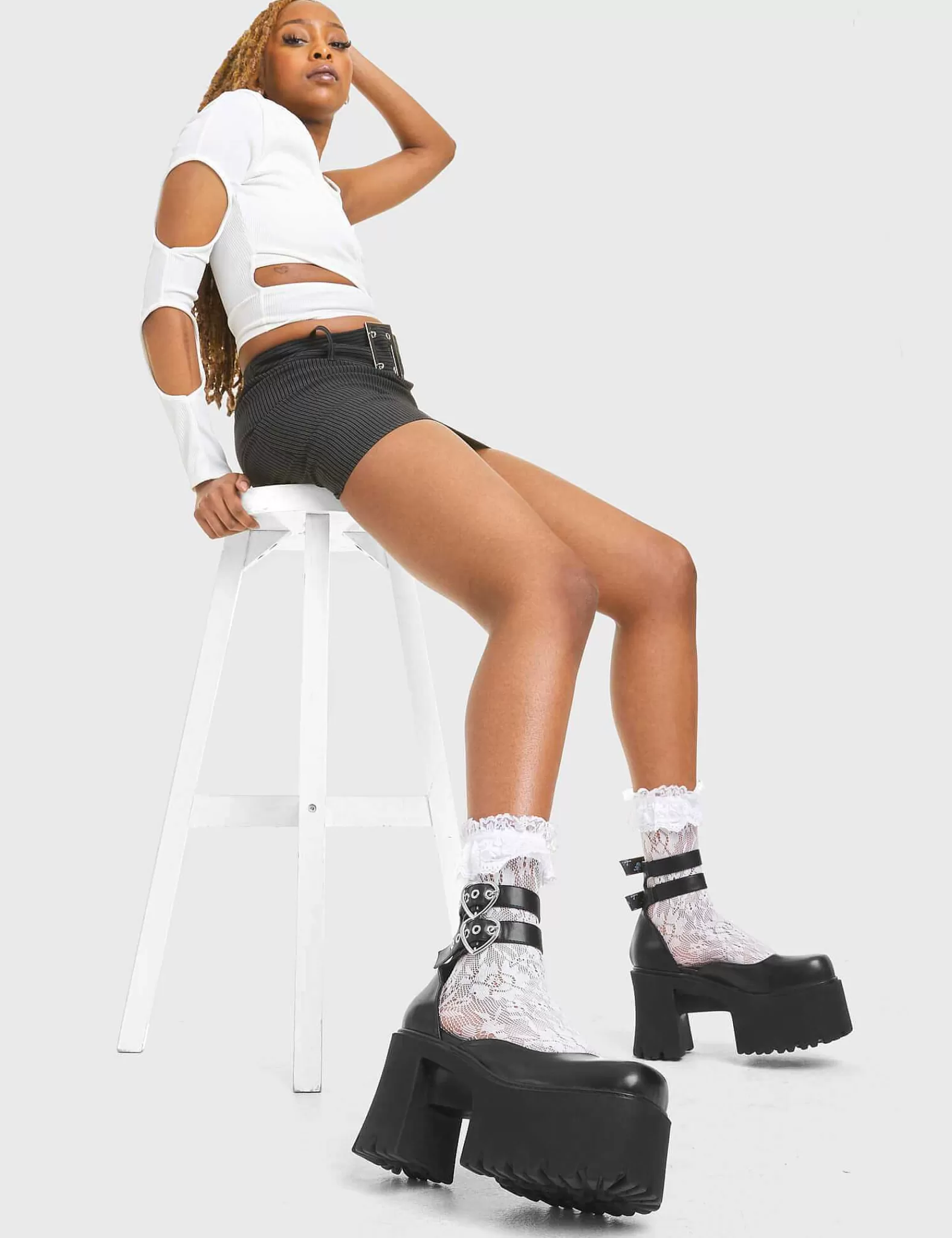 Lamoda Platform>Mistake Chunky Platform Shoes