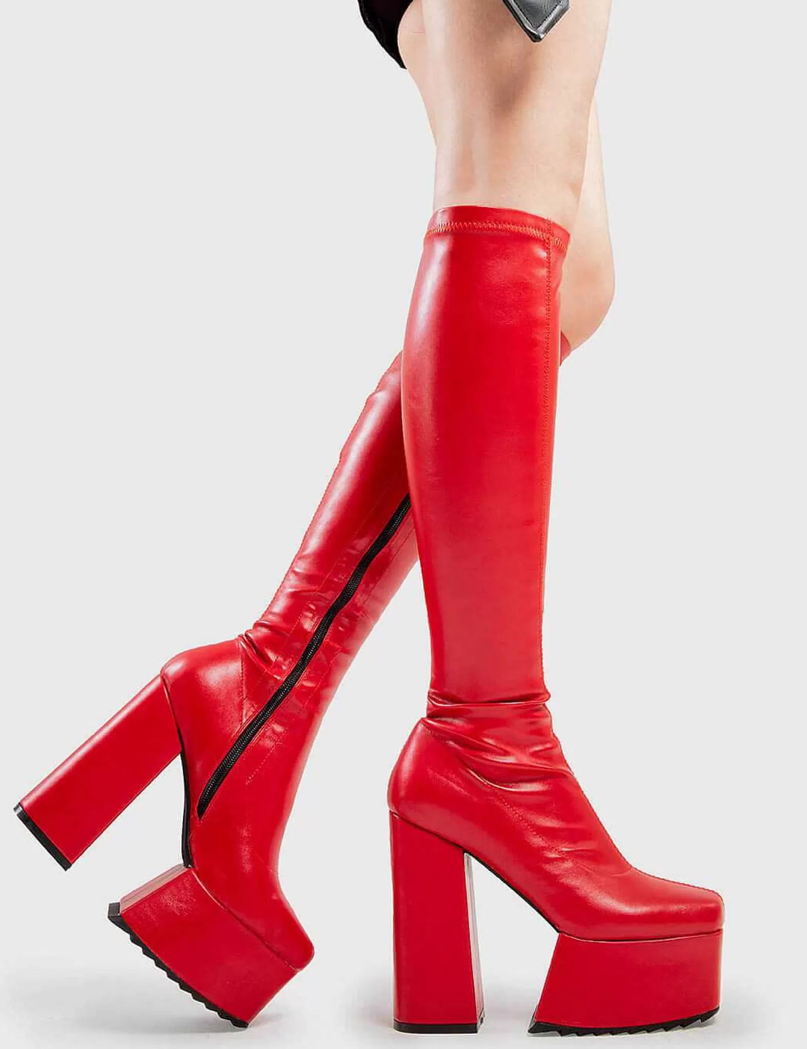 Lamoda Knee High>Return The Favour Platform Knee High Boots