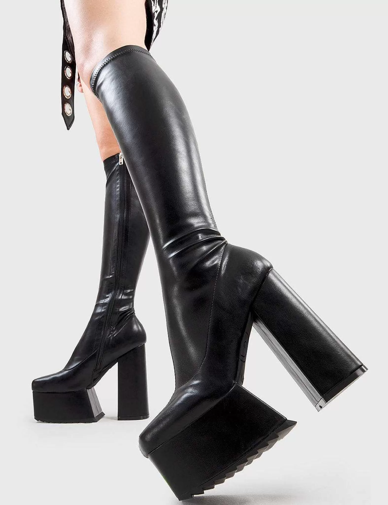 Lamoda Knee High>Return The Favour Platform Knee High Boots