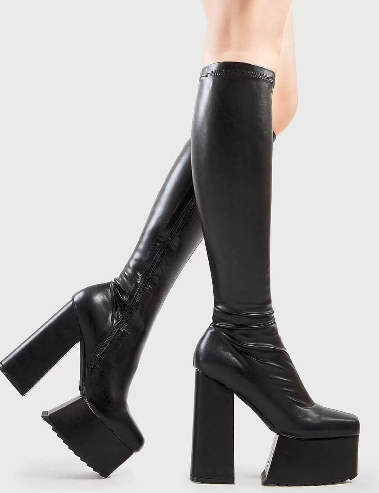 Lamoda Knee High>Return The Favour Platform Knee High Boots